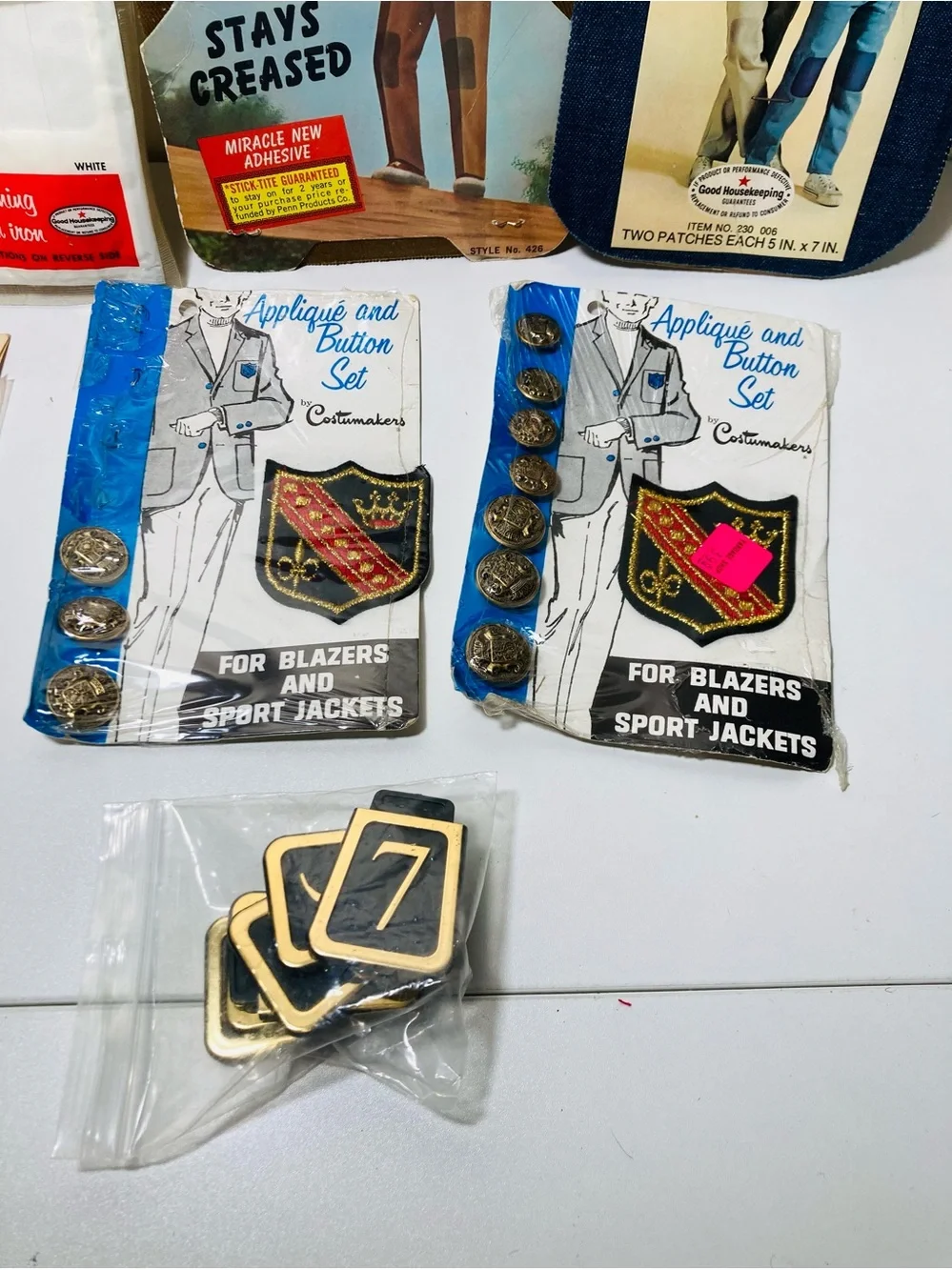 Vintage Bondex Iron-On Patches & Sewing Notions